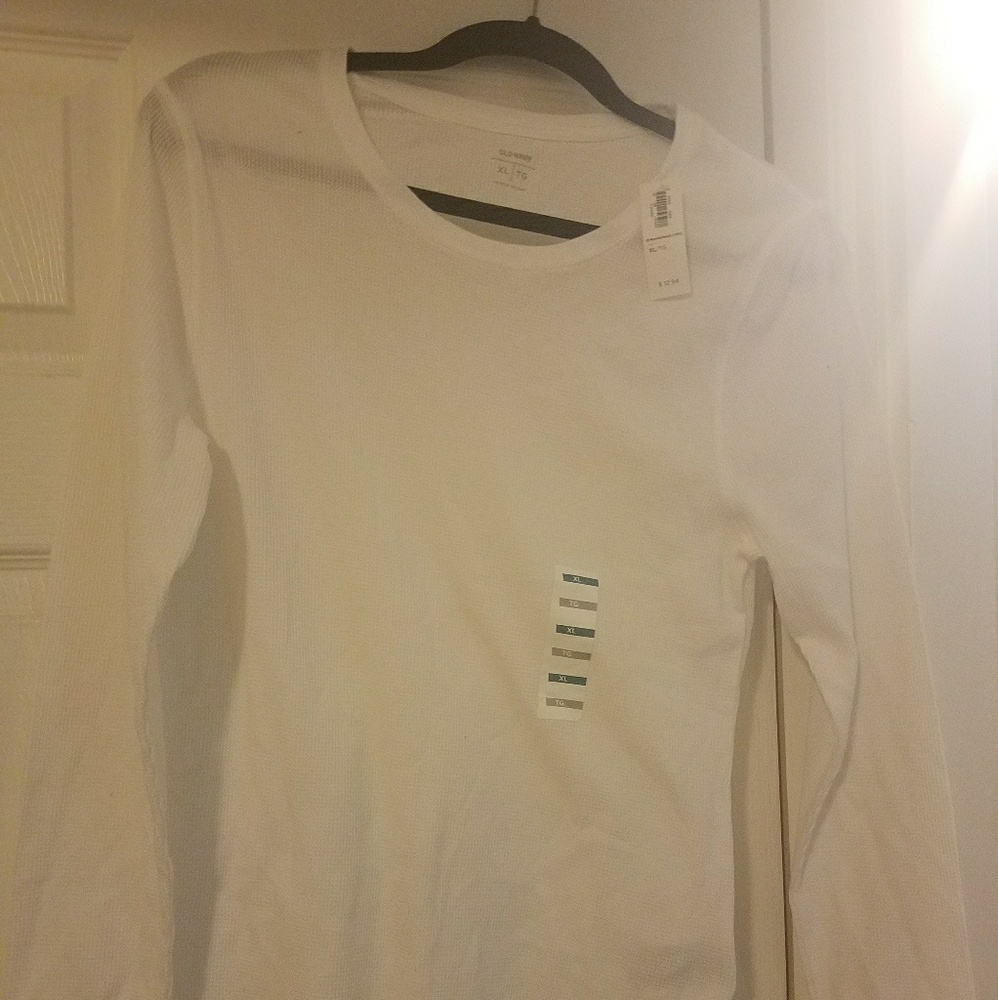 Thermal White Cami Long Sleeve